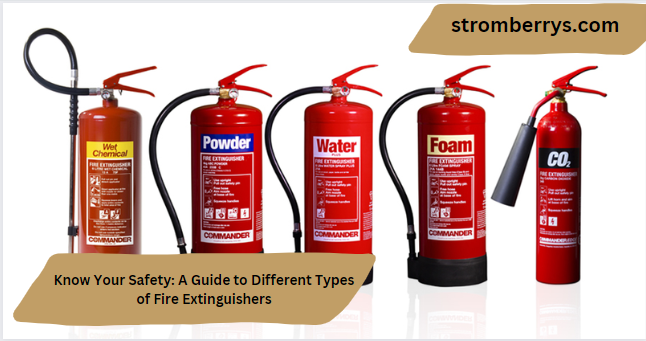 Know Your Safety: A Guide to Different Types of Fire Extinguishers