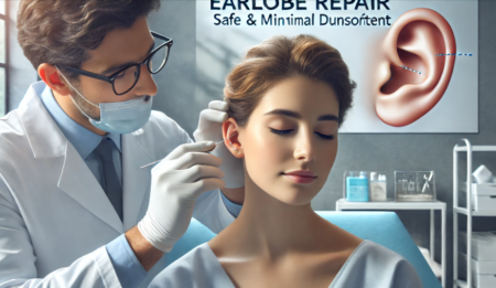 How Painful Is Earlobe Repair Surgery?